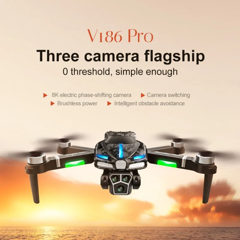Drone Camera Professional - New V186 Pro Drone Professional Brushless