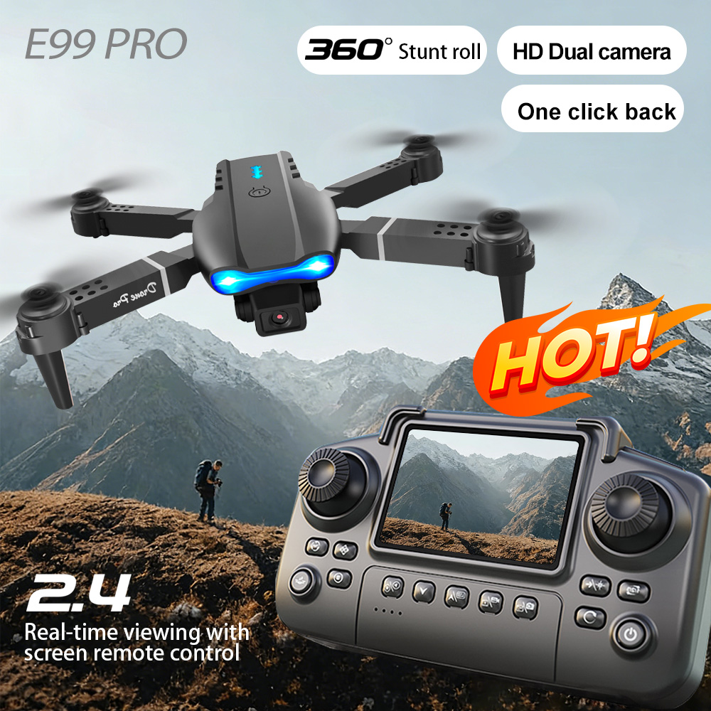 Drone Camera Wide Angle - Aerial Drone Dual Lens Switch Gesture
