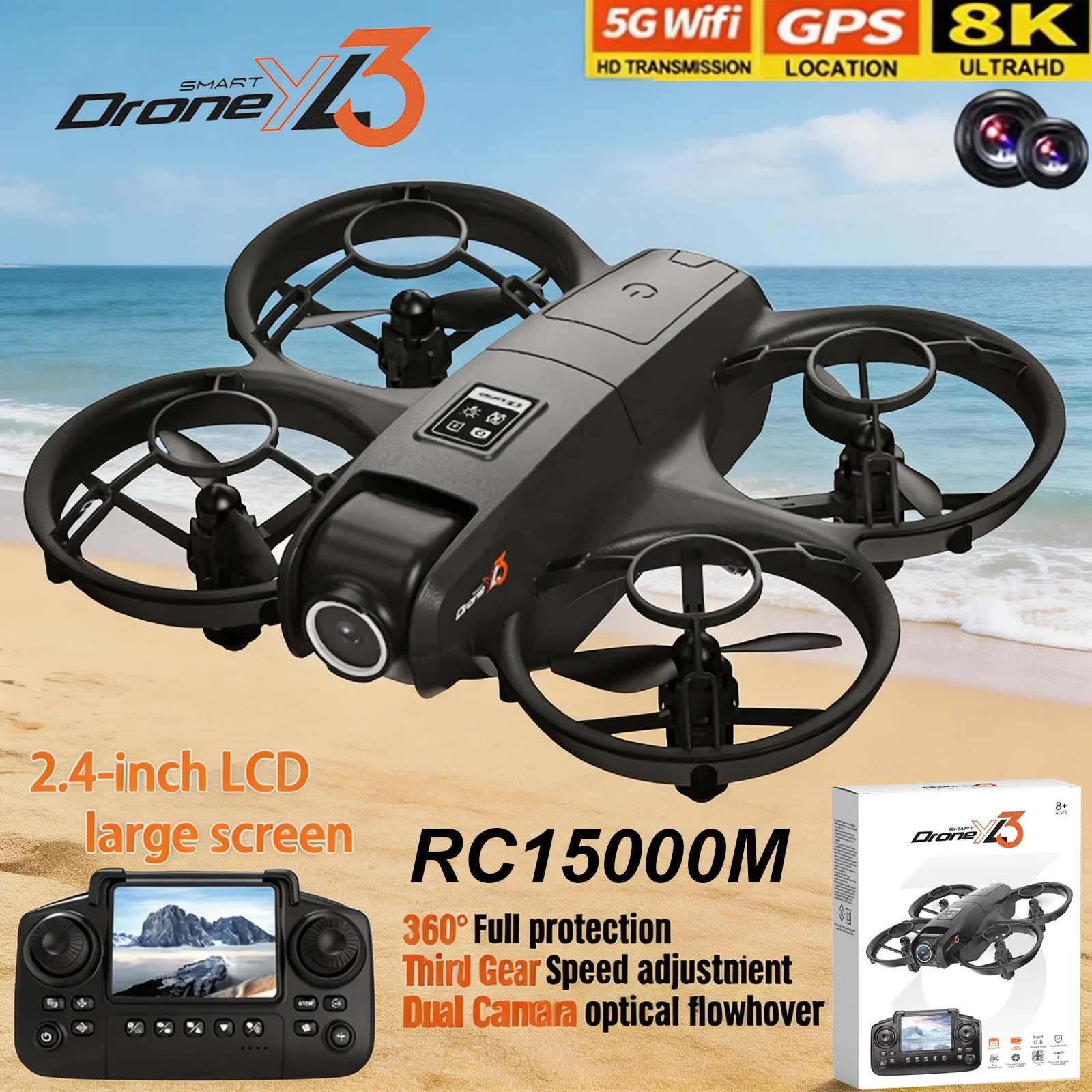 Drone Camera Wide Angle - New YL3 RC Drone 8K 1080P