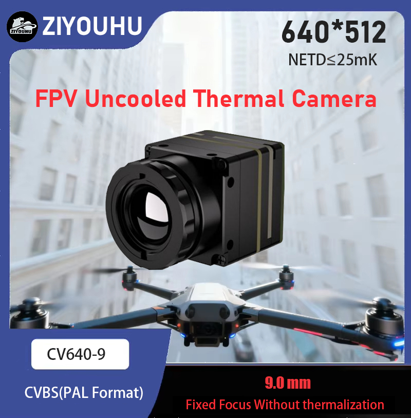 Drone Camera Thermal - ZIYOUHU New Arrival 640x512 FPV Drone