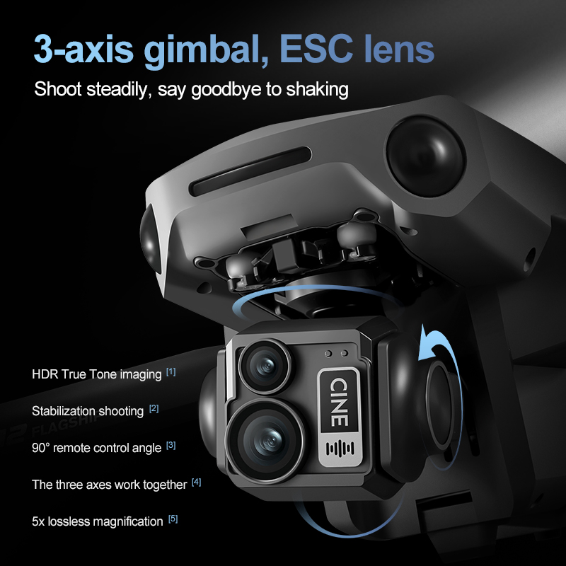 8K 3 Axis Gimbal Brushless 7.2 - Drone Camera 4K review and price