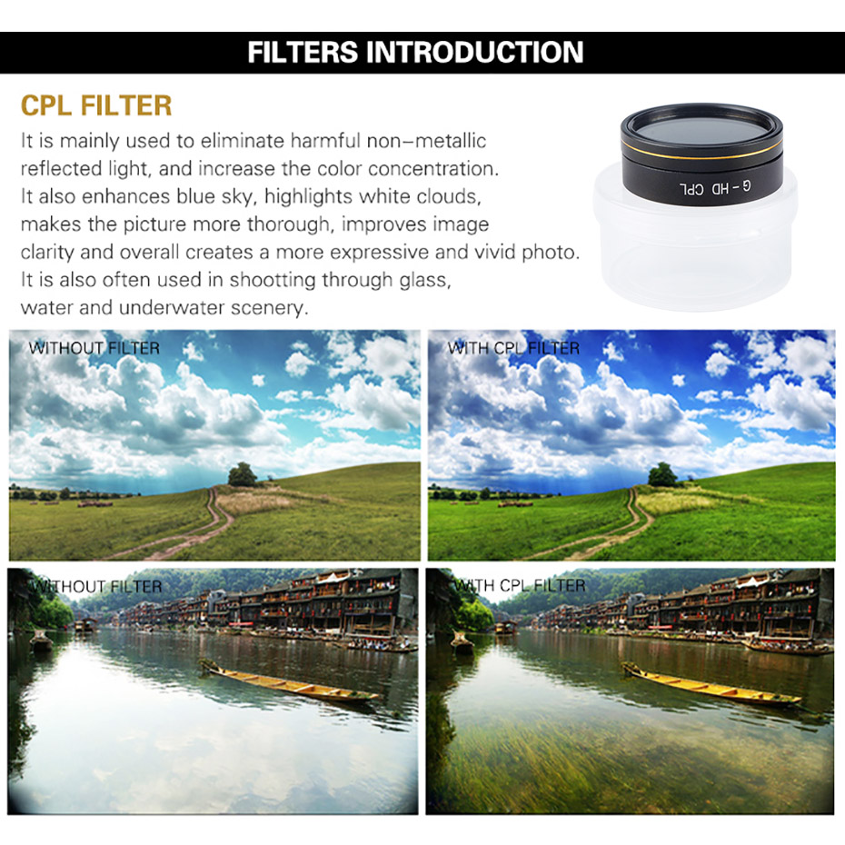 Drone Filter For Phantom 4 Pro - Drone Camera Filter review and price