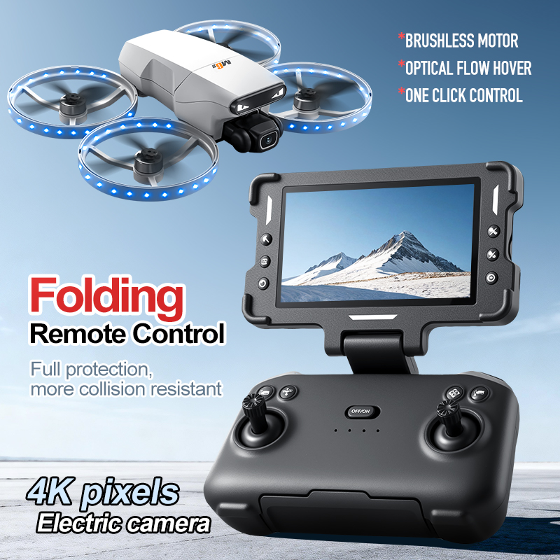 M6s Folding Drone with Screen  - Drone Camera 4K review and price