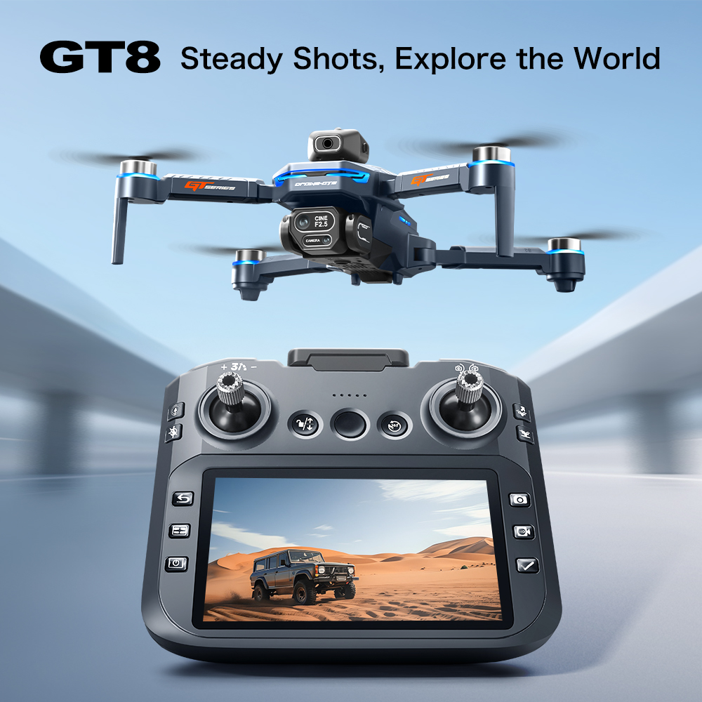 GT8 Obstacle Avoidance Aerial  - Drone Camera Hd review and price